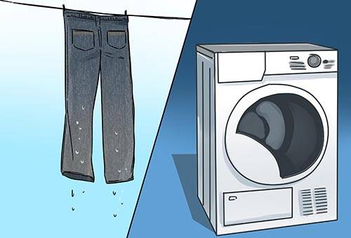 Jeans după spălare