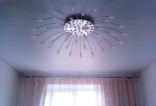 Tavan extensibil mat cu candelabru