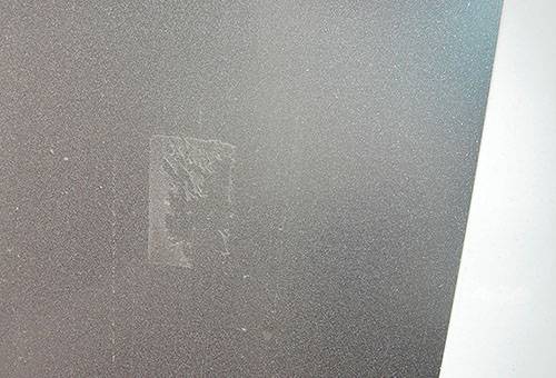 Banda adezivă pe sticlă înghețată