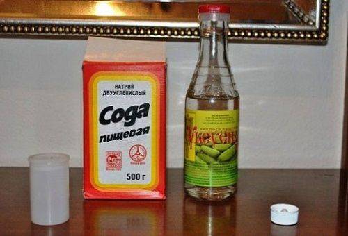 sodă și oțet