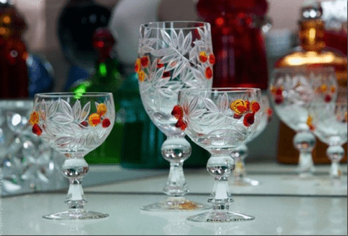 pahare de cristal