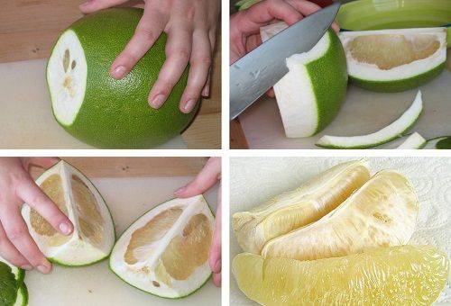 curățare pomelo