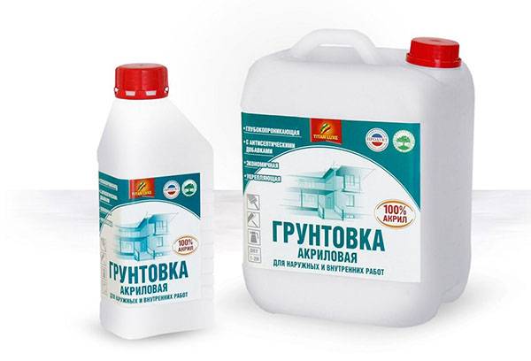 Ακρυλικά αστάρια για βαφή με βάση το νερό