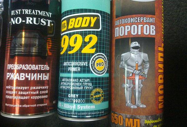 Convertoare de aerosol rugină