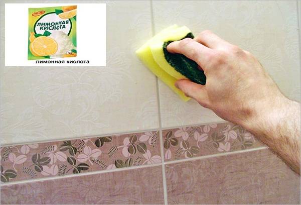 curățarea plăcilor cu acid citric