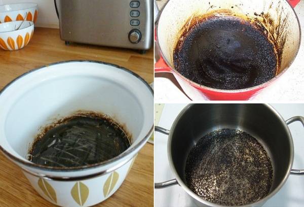 partea de jos a aragazului ars