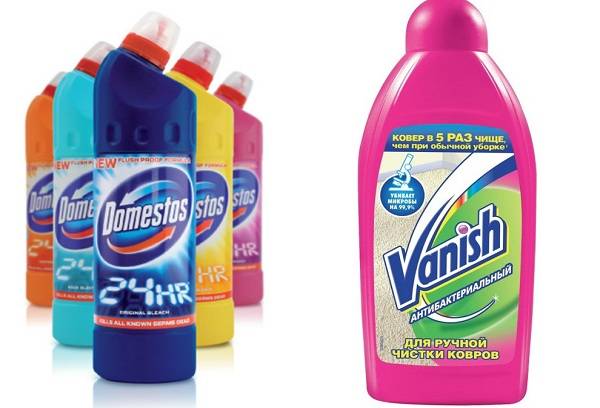 Vanish și Domestos