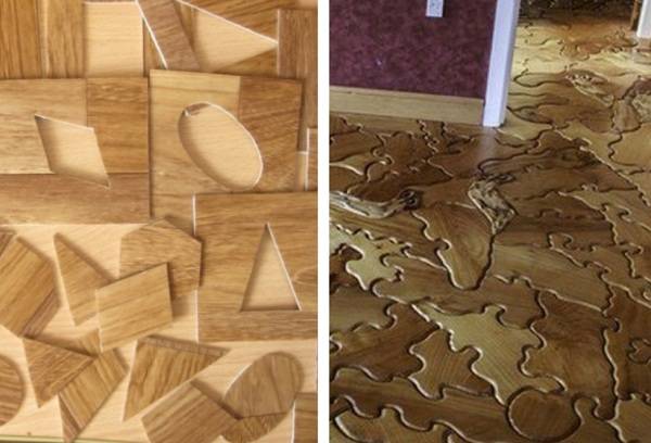 cifre din resturile de linoleum
