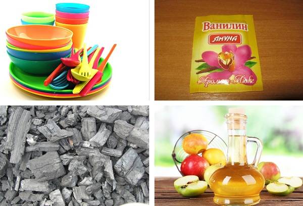 otet de carbune si vanilina