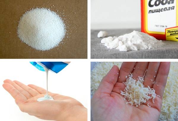 balinātājs, soda, šampūns un ziepes