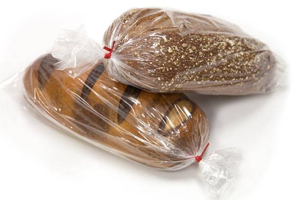 Pâine în pungi de plastic