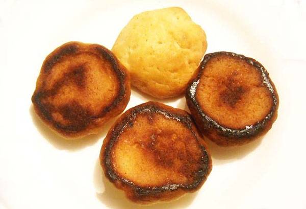Produse de patiserie arse