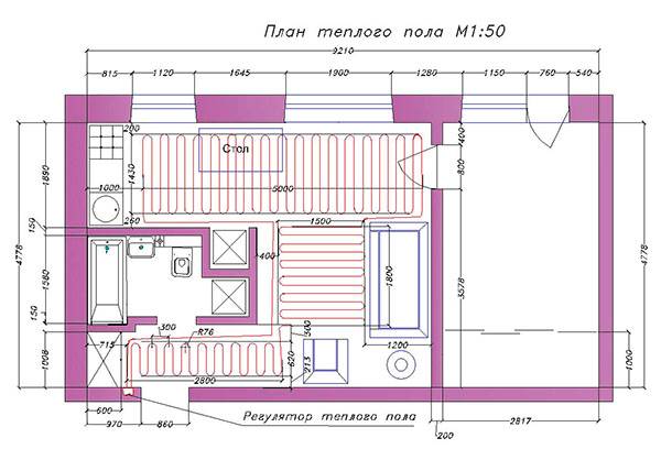 Plan de etaj în apartament