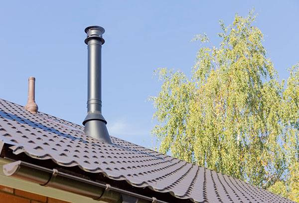 Ieșire de ventilație către acoperiș