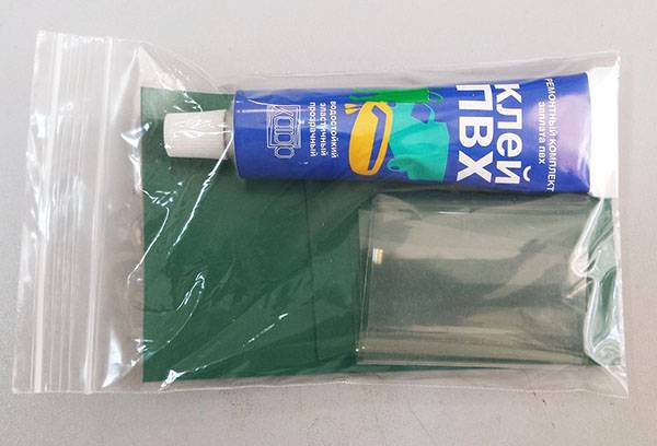 Remkomplekt για το σκάφος από PVC