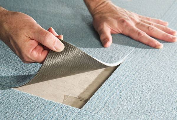 Punerea materialelor din PVC