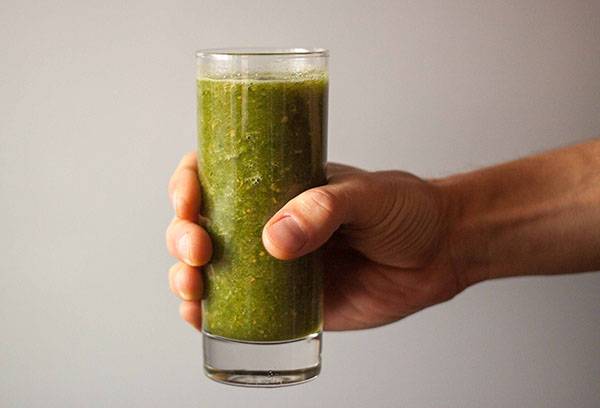 Smoothie verde de hrișcă