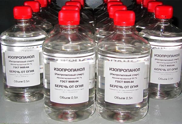 Ambalaj cu izopropil alcool