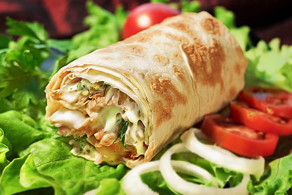 Shawarma cu sos de smantana