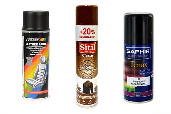 Spray-uri pentru vopsirea lucrurilor din piele