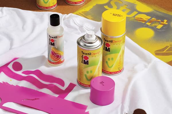 Vopsele spray cu țesături