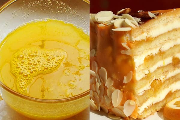 Sirop de portocale pentru impregnare cu biscuiți