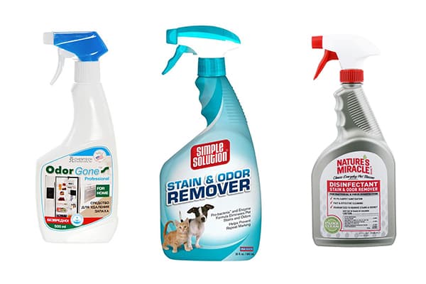 Produse chimice pentru îndepărtarea mirosului de urină animală