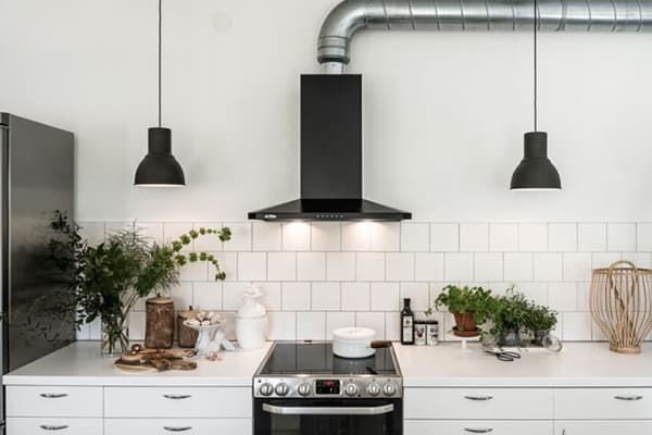 Hota de aragaz in stil scandinav