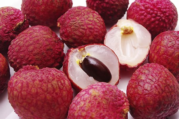 Fructe coapte lychee