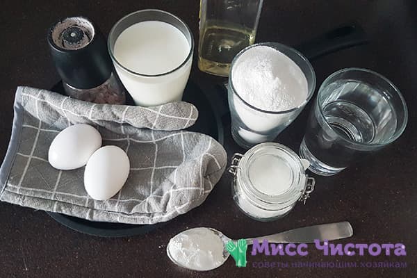 Ingrediente pentru clătite de orez