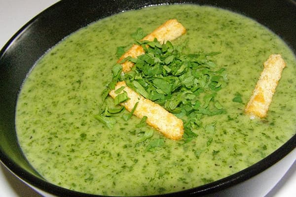 Supa de piure verde