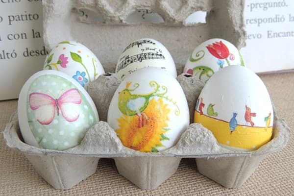 Decoupage Ouă de Paște