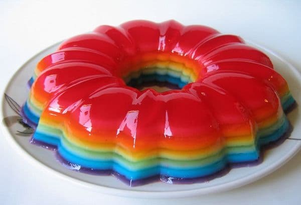 jeleu colorat