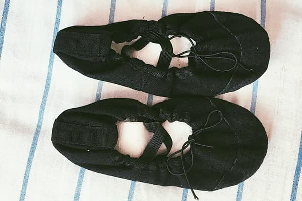 Pantofi de balet negri pentru dans