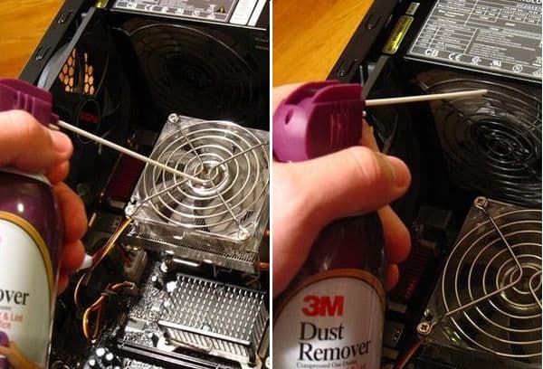 Curățarea răcitorului computerului
