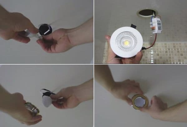 Înlocuirea reflectoarelor cu halogen