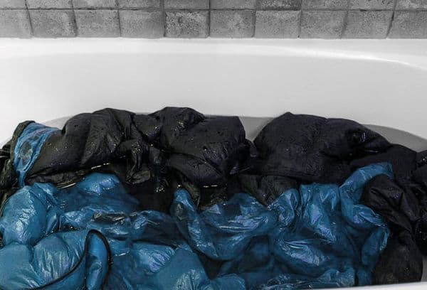 Sac de dormit spălat mâini