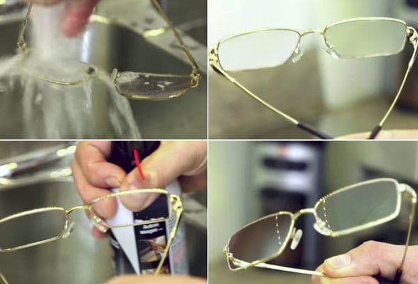 Este posibil să spălați ochelarii pentru vedere cu apă, cum să îngrijiți în mod corespunzător accesoriul