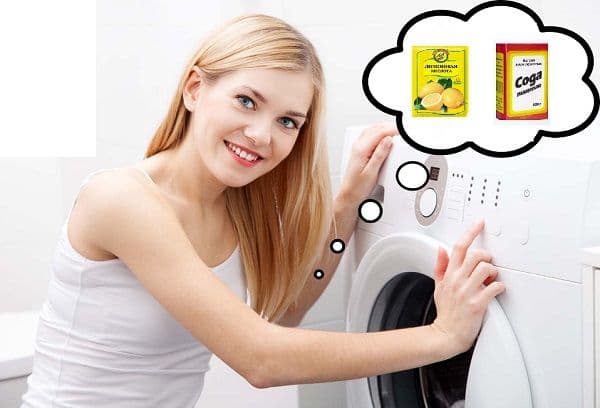 Soda și acid citric pentru mașinile de curățat