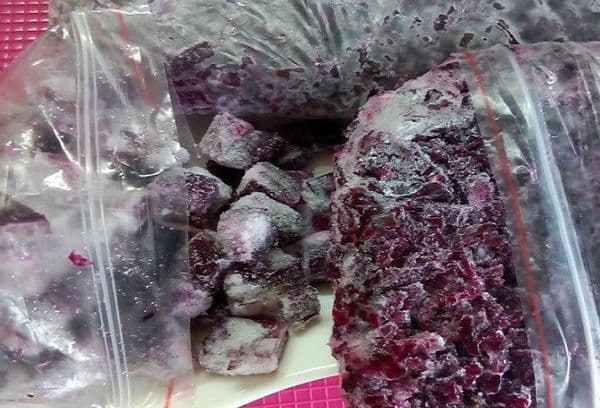 Sfecla congelată în pachete