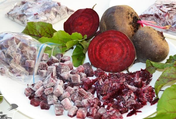 Sfeclă de sfeclă congelată