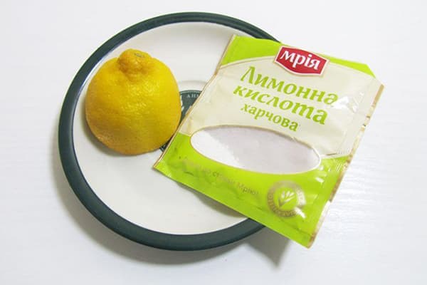 Λεμόνι και κιτρικό οξύ