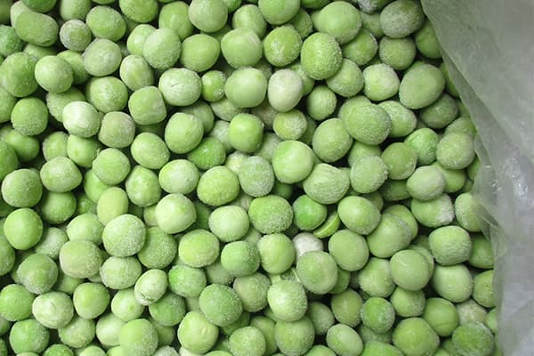 Mazăre verde congelată