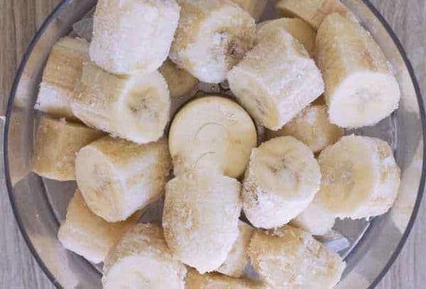 banane feliate înghețate