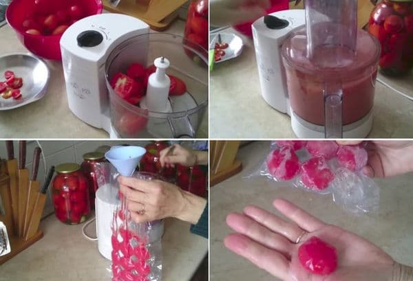 Roșiile Smoothie congelate