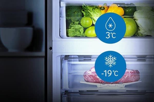 Diferența de temperatură în frigider și congelator