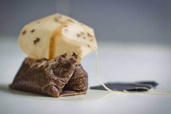 Punga de ceai folosit