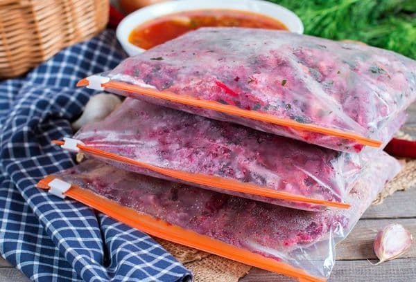 Sfeclă congelată pentru Borsch