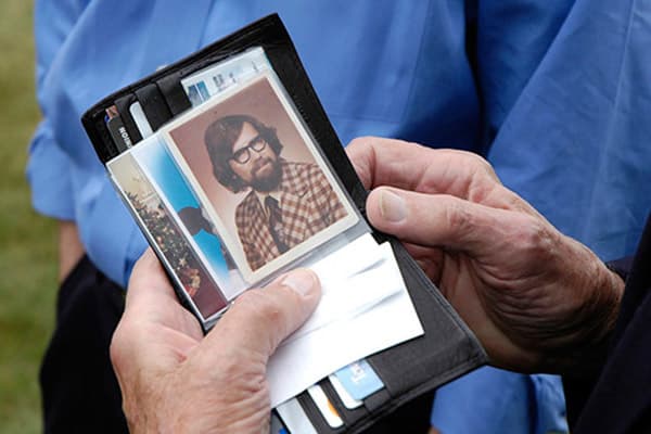 Fotografie veche portofel